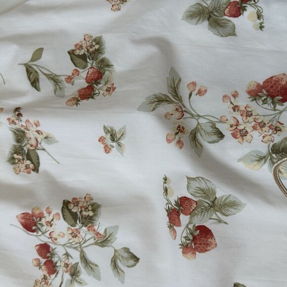 NEW Abercrombie & Fitch Women’s Emerson Poplin Midi Dress in Strawberry Print XS - Picture 7 of 16